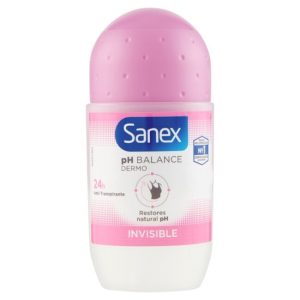 Sanex - Dermo Invisible pH Balance Deodorant Roll On - 50 ml